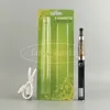 Atualizado eGo CE4 Blister Set 510 Bateria de Rosca 650 900 mah UGO V II 1.6 ml CE4 Clearomizer E Cigarro Starter Kit