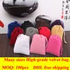 DHL Free Shipping 100pcs Velvet Fidget Spinner Drawstrings Packaging Bags many sizes Jewelry Pouches Necklace Bracelet Earring Gift Bags