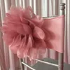 Populära romantiska fantastiska 100st rodna rosa rashes 35 cm dia lycra chiavari ordförande för bröllop födelsedagsfest