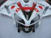 Injektionsform Gratis Anpassa Fairing Kit för Honda CBR600RR 05 06 Vit Röd Fairings Set CBR600RR 2005 2006 OT19