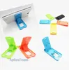 Ny bärbar vikbar tabell Mini Plastic Cell Phone Stand Holder Folding Justerbar telefonfäststöd för iPhone Samsung iPad 6882413