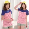 도매 - 패션 여성 출산 모유 수유 의류 얼음 실크 여름 티셔츠 간호 상단 / 티셔츠