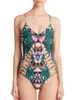 Hot Style Sexy One Piece Swimsuit 3D printing Bikini Swimwear Women Bathing Suits monokini Summer Beachwear