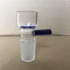 Bols en verre de filtre de flocon de neige de 14mm 18mm pour les conduites d'eau en verre et les bangs