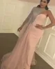 2017 Prom Dresses Matte Pink Sheath Split Evening Gowns with Blingbling Silver Sequined Beaded Asymmetrical One Shoulder Cape and 9040745