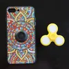 Fidget spinner Fundas para teléfonos Estilo étnico Finger Spinner Funda para teléfono para iPhone 6/6S/6 Plus/7/7Plus Funda trasera para teléfono