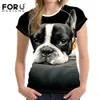 Women's T-Shirt Wholesale- FORUDESIGNS 3D Animals Kawaii Panda Printed Women T Shirt Fashion Female Clothes Tops Ladies Short Sleeve Mujer T