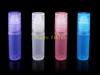 500pcs/lot 3ML Plastic Roll On Bottle For Essential Oils In Refillable Bottles PP Perfume Package sample Vial tube