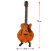 Criativo Mini Mini Instrumento de Guitarra Elétrica Decoração Decoração Instrumento Miniatura Guitarra Toys