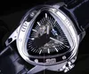 Reloj de pulsera de lujo para hombre de la mejor marca WINNER, reloj deportivo militar para hombre, relojes mecánicos automáticos, reloj esqueleto de acero para hombre