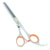 5.5INCH JASON 2017 Frisörsalong Skärning Saxar Rostfritt stål Tunna Shears JP440C Hårskjuning för Salon Sharp Edge Shears, LZS0310