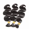 Grado 5a capelli dell'onda del corpo vergine 3 pz / lotto 12- 28 "nessuna trama massa dei capelli umani per intrecciare prodotti per capelli non trasformati