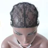 20 pezzi berretto per parrucca per realizzare parrucche cinturino regolabile realizzato a macchina berretto per tessitura fondotinta all'interno del tessuto di trama dell'estensione interna dei capelli