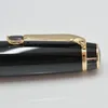 Lyxig Xmas Present Black Resin Roller Ball Pen Eleganta och Feminin Mode Pennor med Slumpmässig Diamant Ballpoint Pen