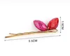 Härliga koreanska kvinnor tjejer kanin öron kristall hårnål hårklipp huvudbonader 2016 # t701