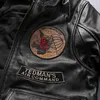 Lapel Neck 100% äkta läderjackor USP Aratrooper Tedmans Air Command Tre stjärnor av Victory Flying Jacket