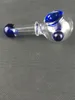 Colored glass hand smoking pipe spoon factory direct cigar quality bubbler custom price concessions