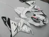 Hot Sale Plast Fairing Kit för Kawasaki Ninja ZX10R 04 05 Vit Svart Fairings Set ZX10R 2004 2005 YT16