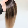 #4 #18 Human Hair Weave Bundle Brazilian Virgin Human Hair Wefts Ombre Balayage Highlights Dye Color