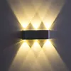 Led bedside wall lamp indoor bedroom creative hotel aisle ktv living room up and down luminous multi-color choice