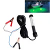 8W Pesca Atraindo equipamentos LED Green subaquática Lula Squid Submersible Boat Night Night Fishing Tackle