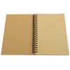 All'ingrosso - Kraft Coil Sketch Sketchbooks Blank Notebook Creative Notebook School Stationery