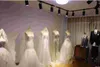 2018 Vestidos de Noiva de Laço Completo de Primavera Longa para o chão do ombro Uma linha Vestido de Novia elegante vestidos nupciais