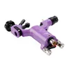 Verkoop! Dragonfly Rotary Tattoo Machine Gun Paarse Kleur Voor Tattoo Naald Inkt Cups Tips Grepen Kit