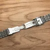 Jawoder Watch Band 10 12 14 16 18 19mm 20 ملليمتر الصلبة الصلبة الفولاذ المقاوم للصدأ تلميع + نحى ووتش حزام النشر أساور مشبك