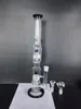 40 cm lång 18 mm fogstorlek, glas bong glas vatten rör oljerig