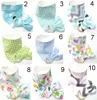 40sets Baby Triangle Bib burp Cloths & Teethers set Cotton Bandana kerchief infant Saliva Bibs Pinafore Apron Wooden Chews Teeth Stick YE006