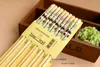 5 pairs of chopsticks all 10 pieces of clothes of tourist souvenirs in Sichuan panda bamboo chopsticks tableware gift bags7163437