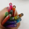 Hot 12st Candy Color Diamond Gel Pen School Tillbehör Rita Pennor Studentgåva