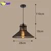 Fumat loft retro zwart hanglamp enkele hoofd ijzer opknoping lampen voor kantoorrestaurant industriële metalen mesh hanglamp bar