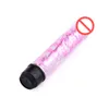 Crystal Soft Vibrator Stark chock GSPOT Stimulerar Masturbation Electric Dildo Magic Wand Massager Sex Toy for Female8644466