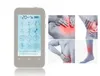Terapia a impulsi elettrici con touch screen LCD a 2 canali TENS EMS Massaggiatore, 12 modalità Elettronico digitale Mini stimolatore di terapia magnetica per agopuntura