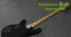 Music Man 4 Strings Bass Erine Ball StringRay Black Electric Bass Guitar Active Wires 9V Battery Box Fretless Fingerboard Black Pickguard