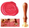 Wissen Postzegels Vintage Sexy Lippen Custom Picture Logo Bruiloft Uitnodiging Wax Seal Sealing Stempel Rosewood Handvat Set