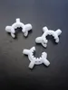 14mm joint Plastic Keck Clip with White Color Plastic Keck Laboratory/ Lab Clamp Clip for Glass Bongs Water Pipes