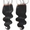 Brazylijska fala ciała włosy tkają ludzkie włosy z zamykaniem brazylijskich dziewiczych włosów 3 4 pakiety z zamknięciem4974497