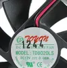 العلامة التجارية الجديدة الأصلي 12V 0.08A 8CM 80 * 80 * 20MM TD8020LS 2 المياه خط موزع مروحة صامتة