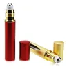 10 ml mini-rol op aluminiumfles etherische olie stalen metalen roller bal geur parfum