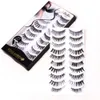 Quality Fiber Hand-made Natural Looking Thick Soft False Eyelashes 10 Pairs Bella Hair 10 Different Styles