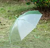Rainbow przezroczysty parasol moda oryginalność prosta rączka reklama parasol przezroczniowy parasol 218G Whole278K1848844