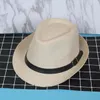 Vogue Men Donne Cappelli di paglia Soft Fedora Panama Cappelli Outdoor Sarty Brim Caps Colori Scegli ZDS * 10