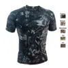 Airsoft Gear T Shirt Jungle Hunting Woodland Shooting Shirt Battle Dress Uniform Combat BDU Clothing Tactical High Elastic Camouflage NO05-101