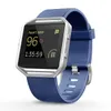 Melhor Qualidade 8 Cores de Luxo Pulseira de Silicone Pulseira Substituição Pulseira de Silicone Para Fitbit blaze Pulseira de Relógio Inteligente