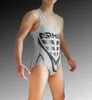 Sexy Leg Cut Uomo Sport PALESTRA Collant Wrestling Canotta Unitard Lingerie Intimo Uomo Body Suit Body Body Swim Wear3590555