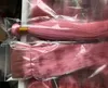 Brazilian Body Wave Straight Hair Weaves Double Wefts 100g/pc Pink Color Can be Dyed Human Remy Hair Extensions