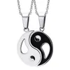 yin yang amicizia collana